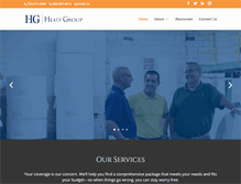 Tablet Screenshot of healygroup.com